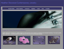 Tablet Screenshot of heatherskowoodjewelry.com